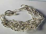 Wavy Link bracelet-sterling silver by LMG & Co.