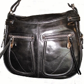 Lucky Seven Francesco Biasia handbag-black (Final-Sale)