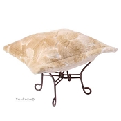 Chicago Textile puff ottoman-Luscious Natural