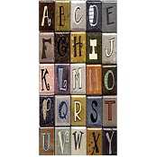 Each an Original 1x2 Letter Magnet