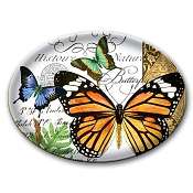 Michel Design Soap-Candy Dish-Butterfly