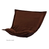 CTC puff chair replacement cover with cushion-Microsuede Chocolate
