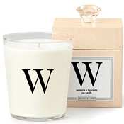 Archipelago Monogram Candle-Letter W