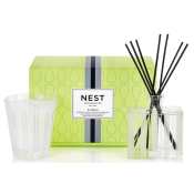 Nest Bamboo Luxury Diffuser & Candle Gift Set