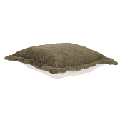 Puff Ottoman replacement cover with cushion-Angora Moss