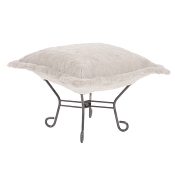 Howard Elliott Puff Ottoman-Angora Natural