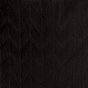 Puff Ottoman replacement cover-No cushion-Angora Ebony