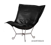 Howard Elliott puff chair-Avanti Black
