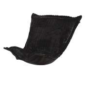 Puff Chair replacement cover with cushion-Mink Black
