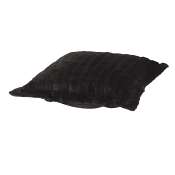 Puff Ottoman replacement cover with cushion-Mink Black