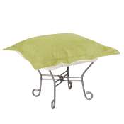 Chicago Textile Puff Ottoman-Mojo Kiwi