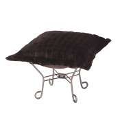 Howard Elliott Puff Ottoman-Mink Brown