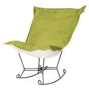 Chicago Textile Puff Rocker-Mojo Kiwi