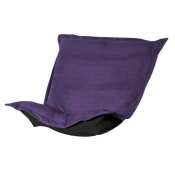 Puff Chair replacement cover with cushion-Bella Eggplant