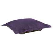 Puff Ottoman replacement cover with cushion-Bella Eggplant