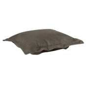 Puff Ottoman replacement cover with cushion-Bella Pewter