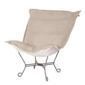 Howard Elliott Puff Chair-Bella Sand