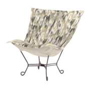 Chicago Textile Puff Chair-Monet Earth