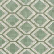 Chicago Textile Puff Ottoman-Geo Seamist