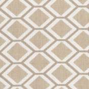 Chicago Textile Puff Ottoman-Geo Stone