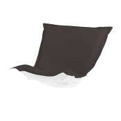 Puff Chair cover with cushion-Sunbrella Seascape Charcoal
