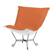 Howard Elliott Puff Chair-Sunbrella Seascape Canyon