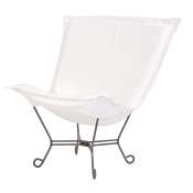 Howard Elliott Puff Chair-Sunbrella Seascape Natural
