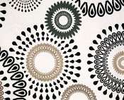 Chicago Textile Puff Ottoman-Orbitt Noir