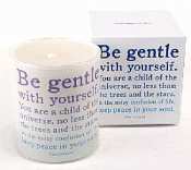 <i>Be Gentle</i> Quotable Candle- Wild Currant scent