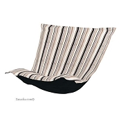 CTC Puff Chair replacement cover with cushion-Ribbon Noir