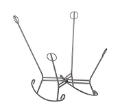 Howard Elliott steel rocker frame only in Titanium Finish