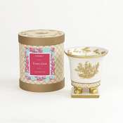 Seda France Floral Jade Petite Ceramic Candle