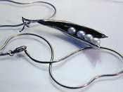 Silver Peapod Necklace by Michael Michaud for Silver Seasons