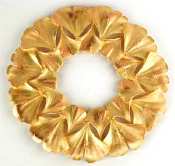 Silver Seasons Table Art Gold Ginkgo Trivet