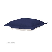 CTC Puff Ottoman replacement cover with cushion-Starboard Ocean-Patio