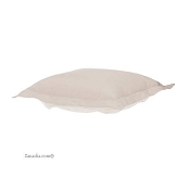 CTC puff ottoman replacement cover with cushion-Starboard Stone-Patio