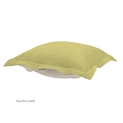 Puff Ottoman replacement cover with cushion-Sterling Willow