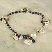 Susan Goodwin Petal Pearls and Quartz Bracelet