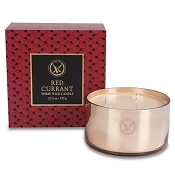 Votivo Red Currant 3 Wick Candle-Gold