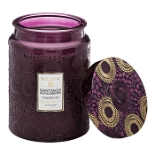Voluspa Santiago Huckleberry Large Glass Jar Candle