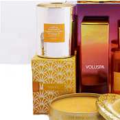 Voluspa 10 oz Metallic Candle-Velvet Box - Soleil