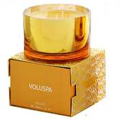 Voluspa 3-Wick Color Metallic Candle-Velvet Box - Soleil