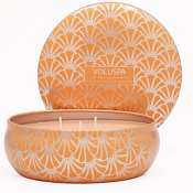 Voluspa 3 Wick-Tin Dahlia Orange Bloom