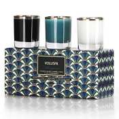 Voluspa 3 Votive Art Deco Gift Set-Margaret (Snow Flakes)