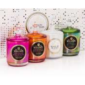 Voluspa Holiday Four Glass Votives Gift set