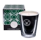 Votivo Christmas Sage Candle-Metallic Glass