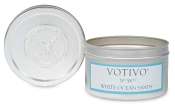 Votivo White Ocean Sands Travel Candle
