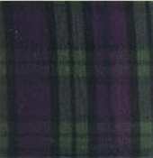 Waratah Merino Wool Stadium / Picnic Blanket Fringed on two ends. Tartan-Blackwatch.