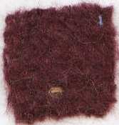 Waratah Mohair Pile Throw Fringed -2 ends-Aubergine.