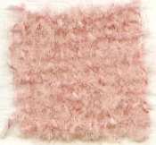 Waratah Luxury Pure Mohair Pile Throw Fringed on two ends. Solid-Rose.